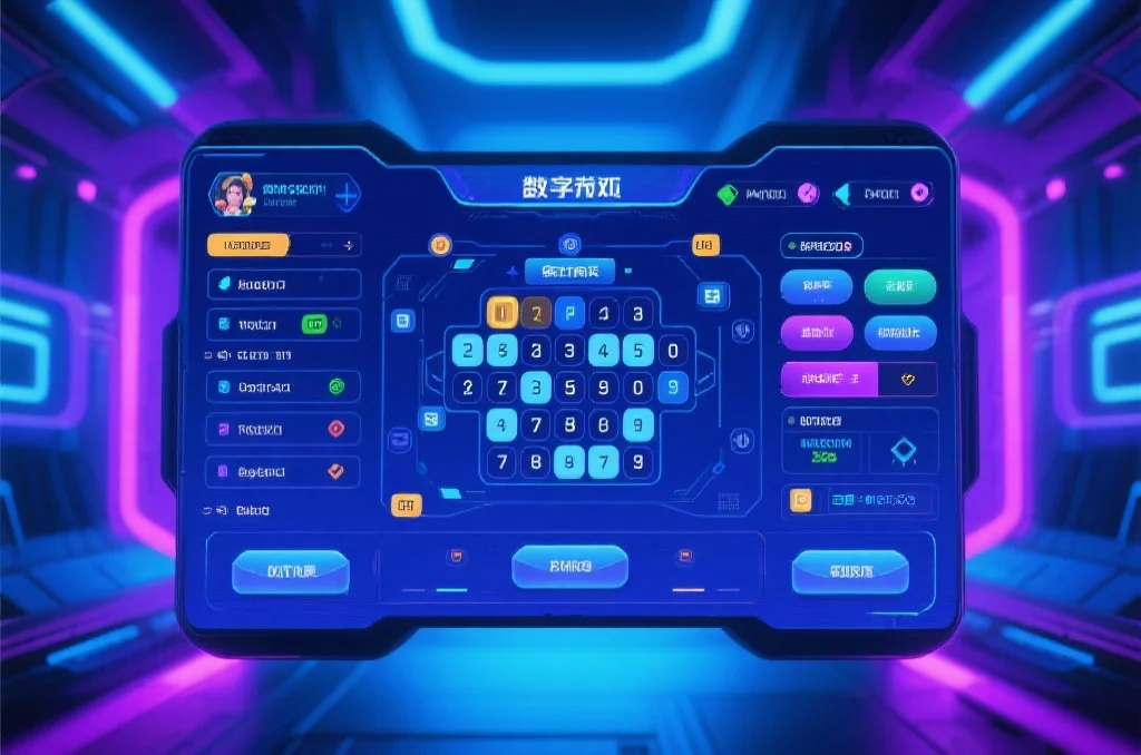 现代化数字游戏界面