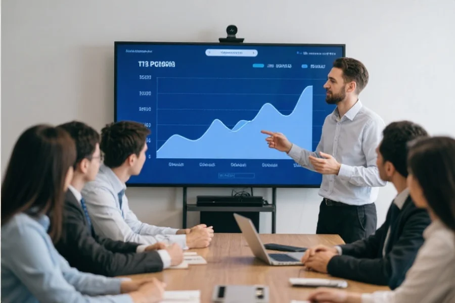 数据分析师讲解趋势图